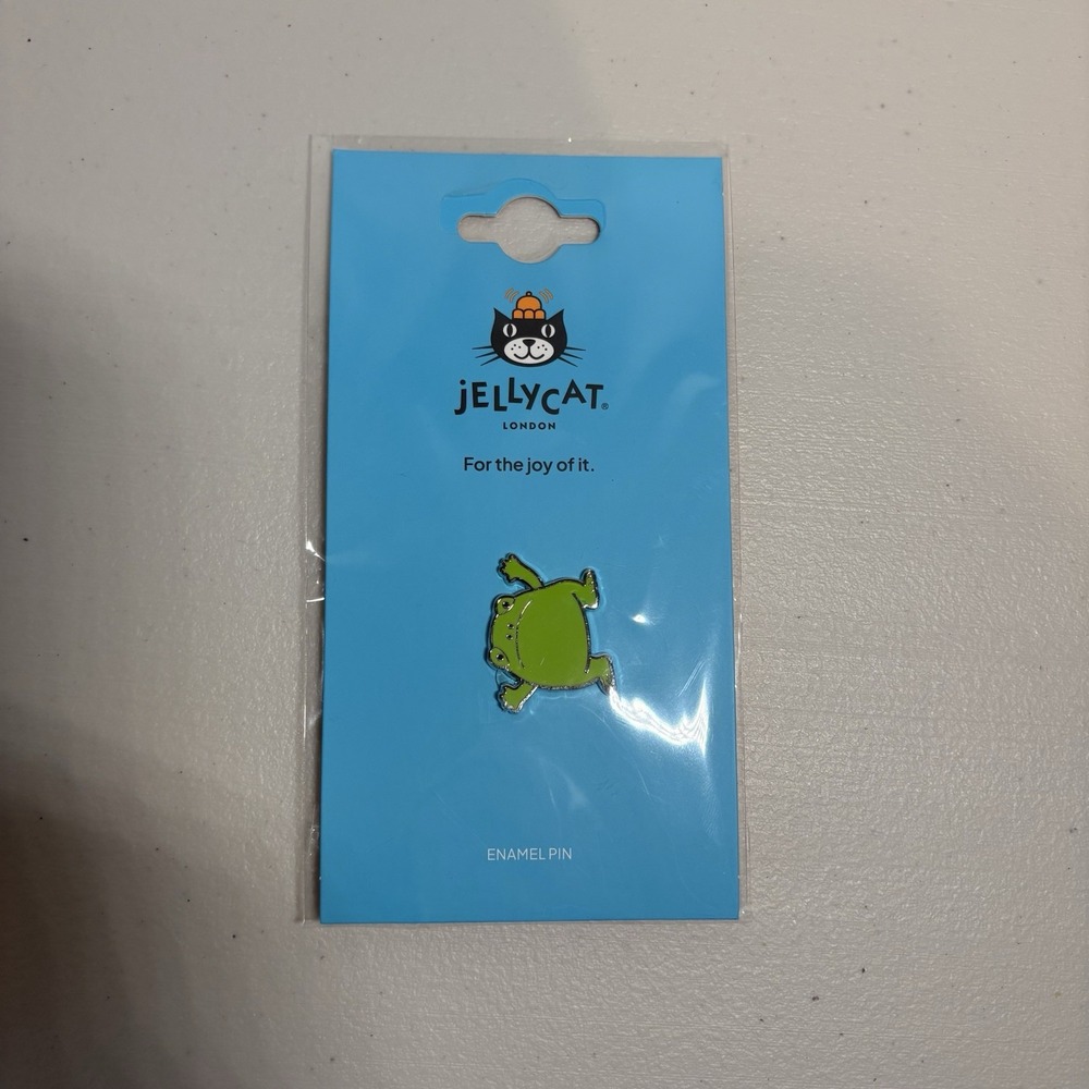 Jellycat Ricky Rain Frog Pin Brand New In Original Packaging